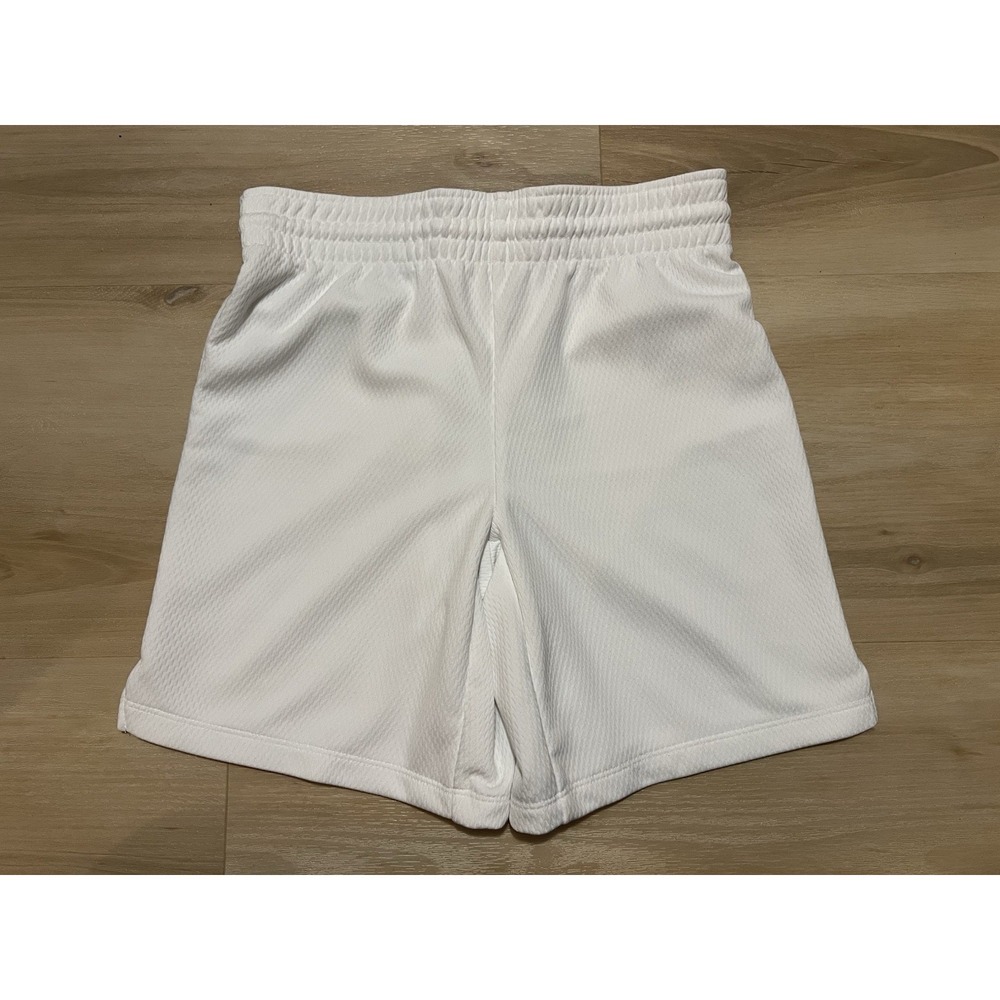 Girls DSG Basketball Shorts White Size Small Youth Kids Unisex Drawstring